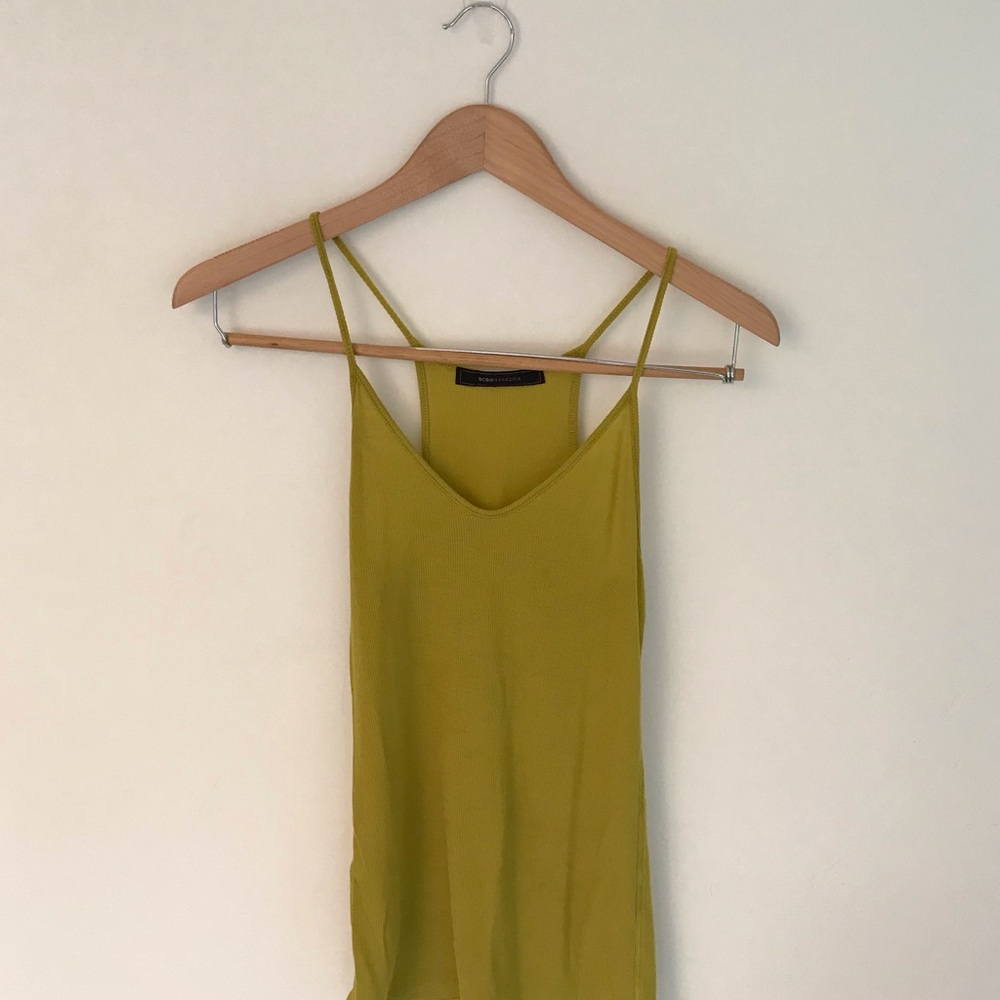bcbg maxazria womens jou rib knit tank top